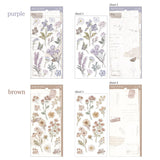 Paper & Plant Sticker Brown (2 sheets of stickers)