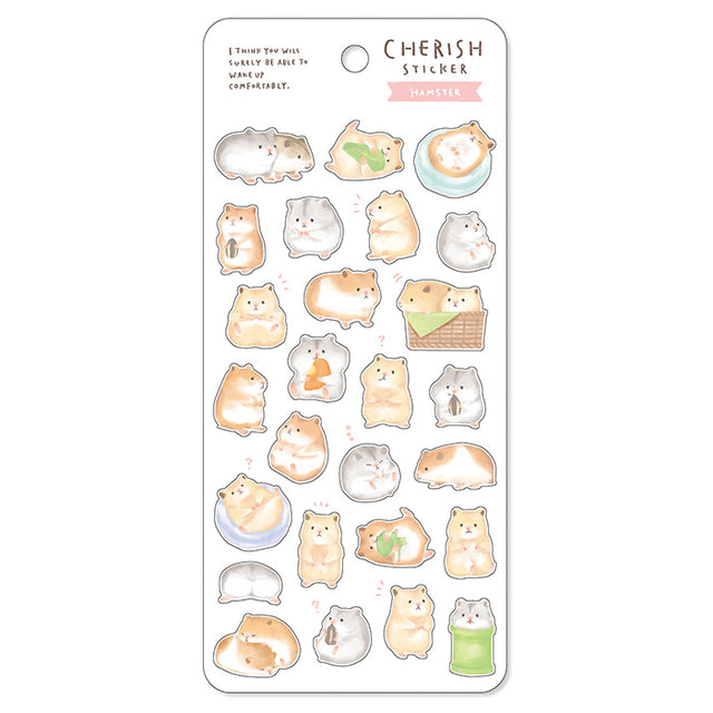 Hamster Cherish Sticker