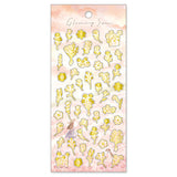 Gleaming Scene Flower Garden Sticker