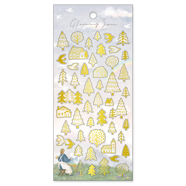 Gleaming Scene Forest Sticker