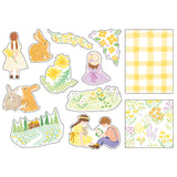 Blooming Flake Sticker Yellow