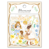 Blooming Flake Sticker Brown