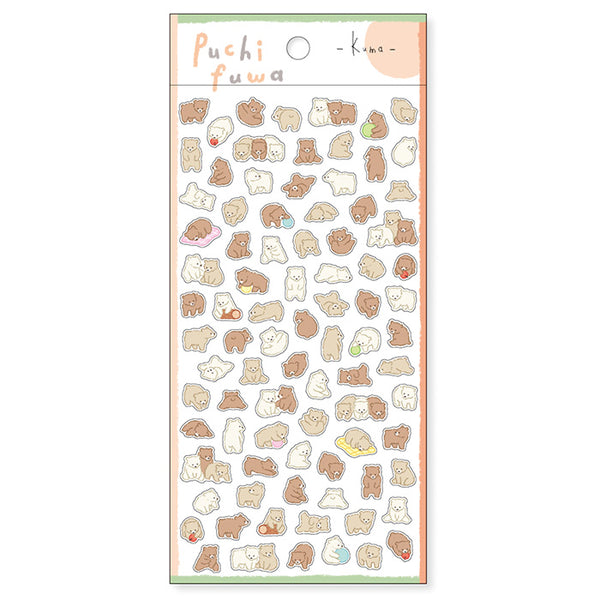 Puchi Fuwa Sticker Bear