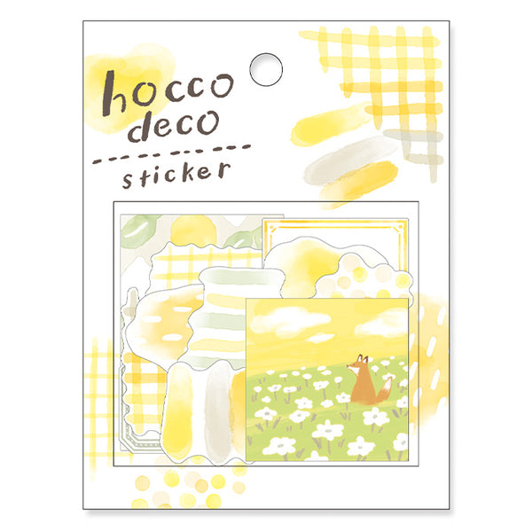 Hocco Deco Flake Sticker Yellow