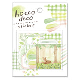 Hocco Deco Flake Sticker Green