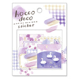 Pegatinas decorativas Hocco Flake en color morado 