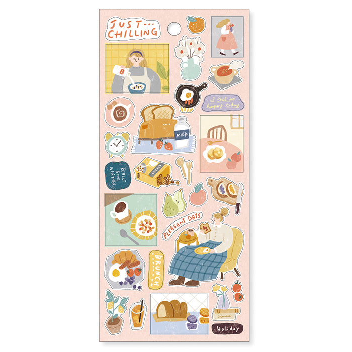 Brunch Is Ready Sticker Just Chilling