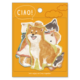 Copos de pegatinas CIAO - Shiba Inu