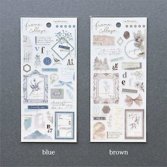 Blue Frame Collage Sticker