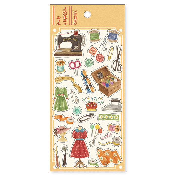 Dressmaking Shop Sticker Nostalgia