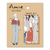 Amie Sweet Girl Flake Sticker