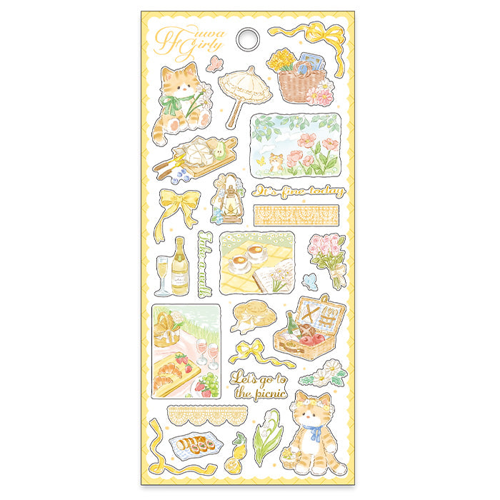 Mindwave Fuwa Girly Sticker-Picnic