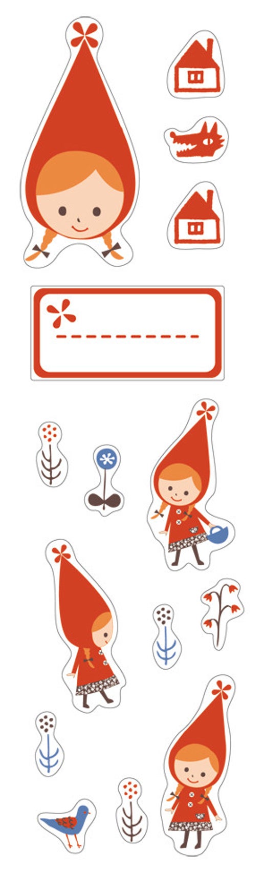 Little Red Riding Hood Sticker