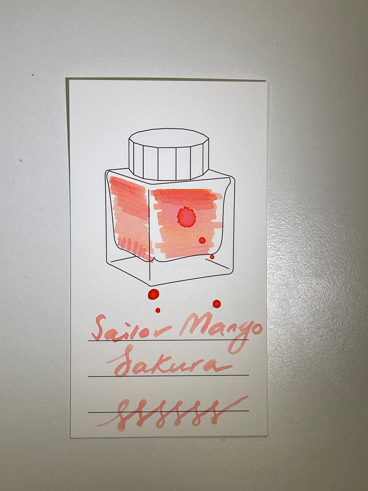 Sailor Manyo Ink - Sakura 50ml