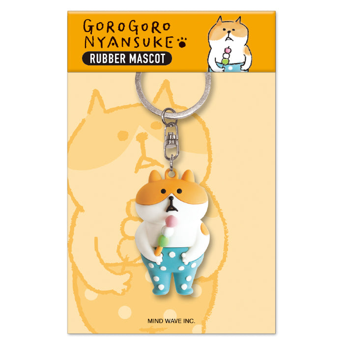 Llavero de goma de la mascota Gorogoro Nyansuke