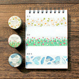 Canvas Flower Garden Clear PET Tape