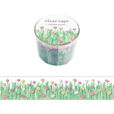 Mind Wave Canvas Flower Garden Clear Washi Tape