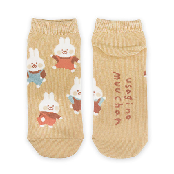 Calcetines tobilleros con forma de conejo Moo-Chan