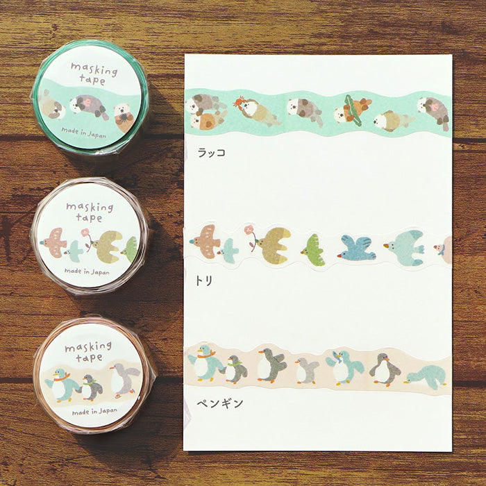 Hokkori Washi Tape Otter