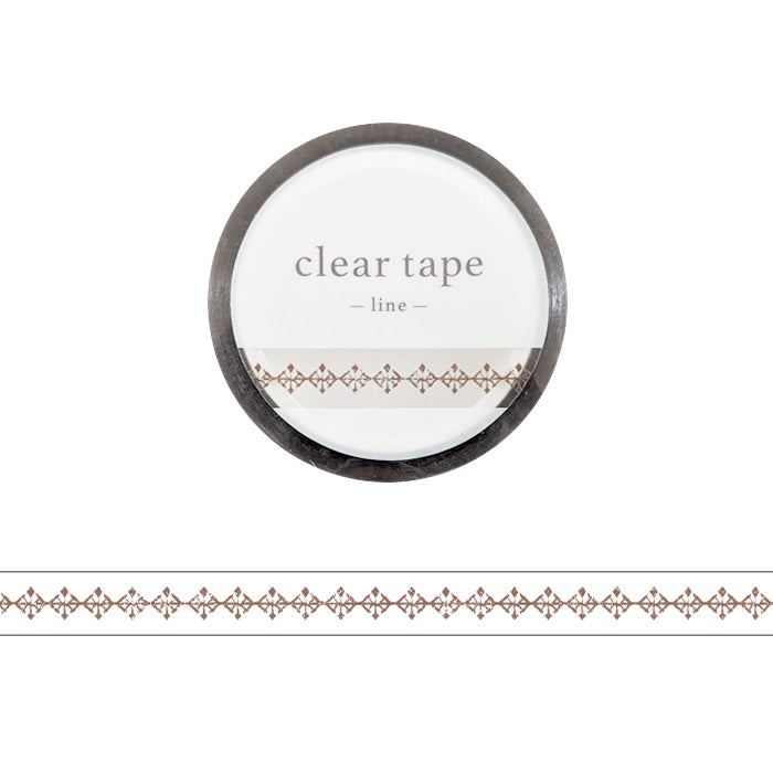 Mind Wave Line Chain PET Clear Tape