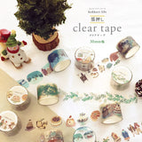 Hokkori Life Cake Clear PET Tape Mind Wave