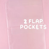 A5 Refill 2 Flap Pockets - Pack of 4