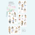 A gentle whisper girl sticker set