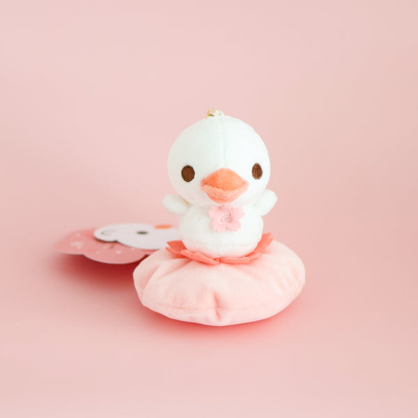 A Lost Duckling Cherry Blossom Keychain Plushie