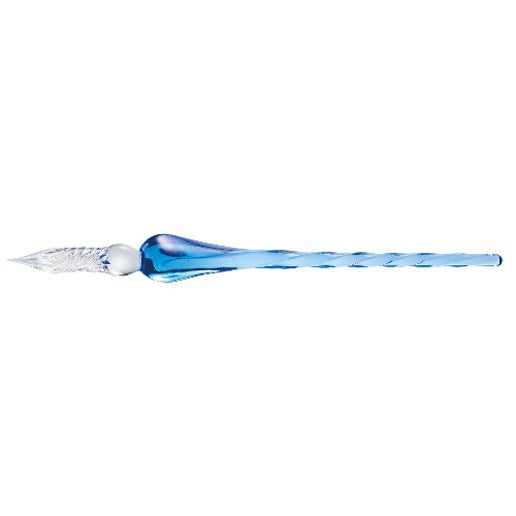 Azonx Glass Dip Pen - Cube Blue