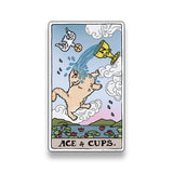 Ace of Cups Tarot Cat Meme Stickers (Major Arcana)