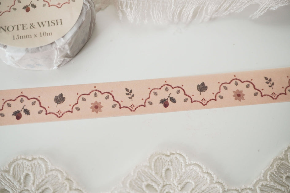 Acorn Lace Washi Tape