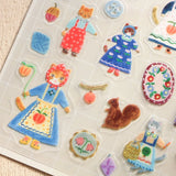 Aiko Fukawa Cats and Buttons Sticker