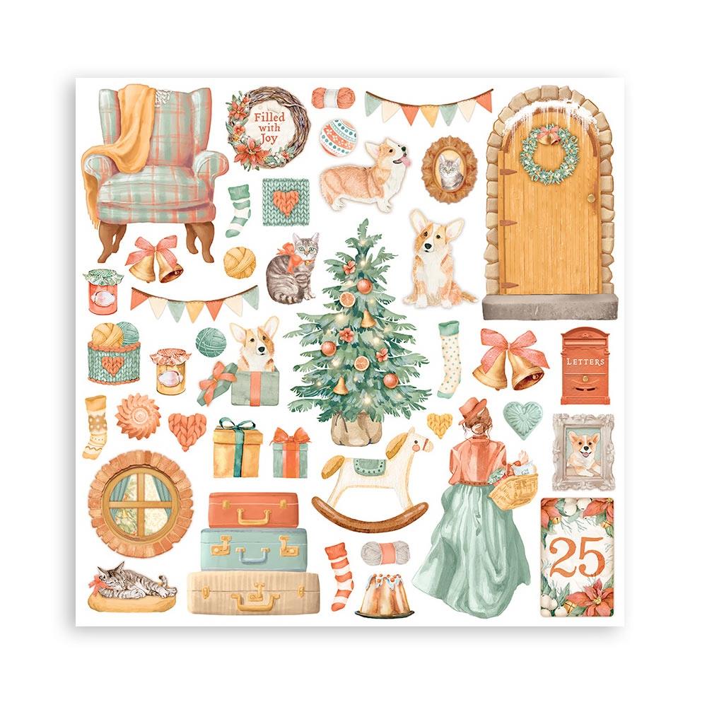 All Around Christmas Paper Pad 12"X12" 10/Pkg