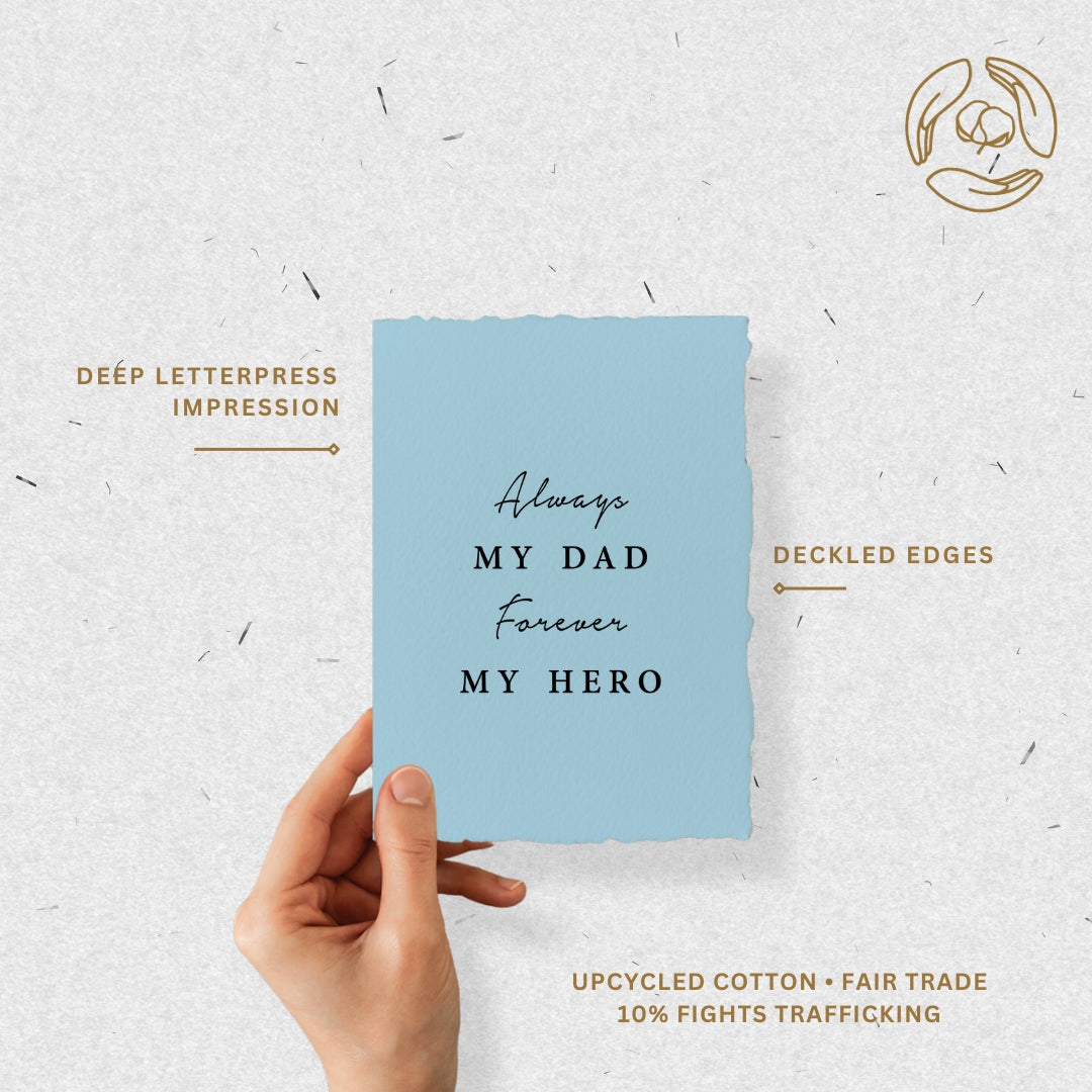 Always My Dad. Forever My Hero. | Father's Day Card