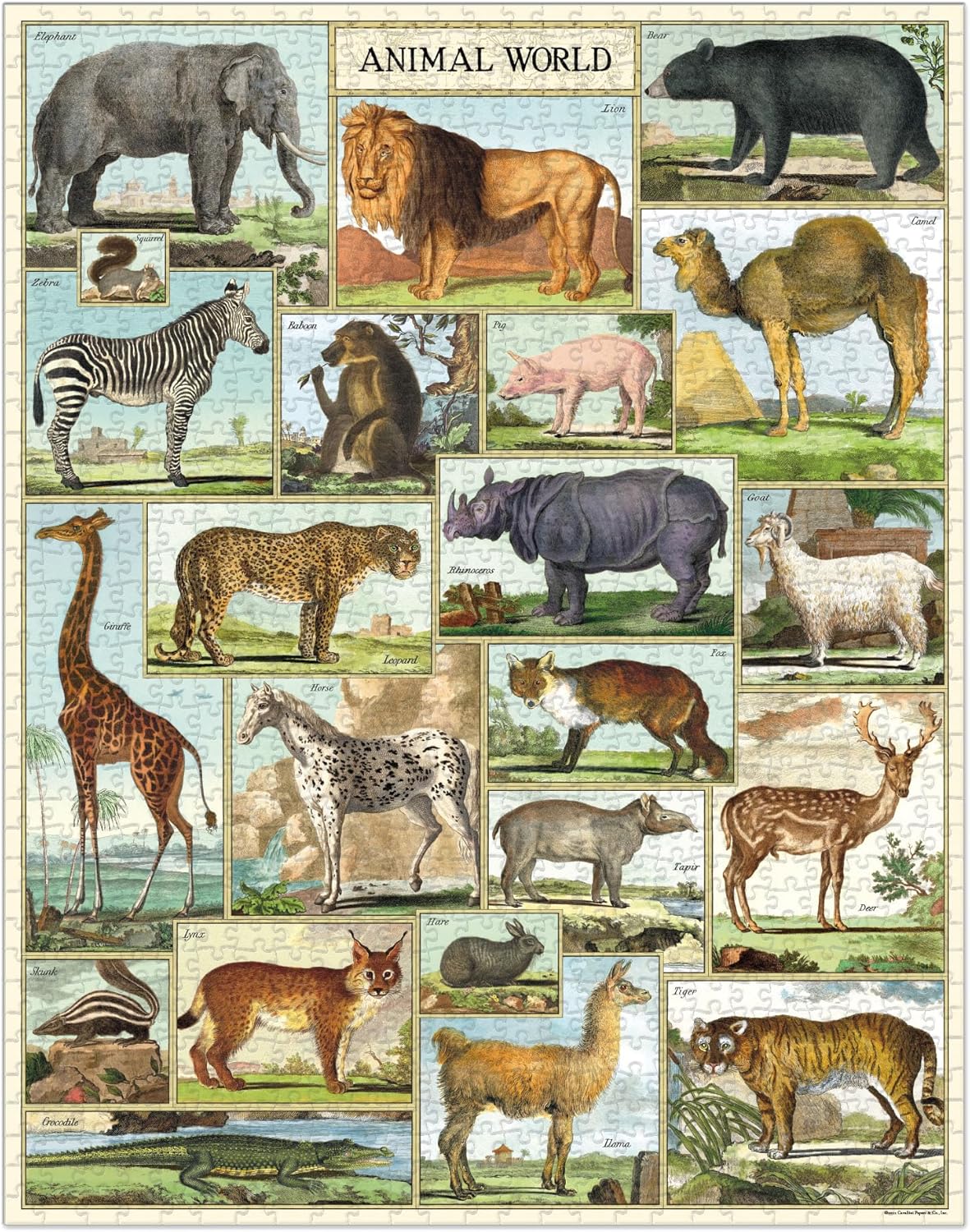 Animal World 1,000 Piece Puzzle