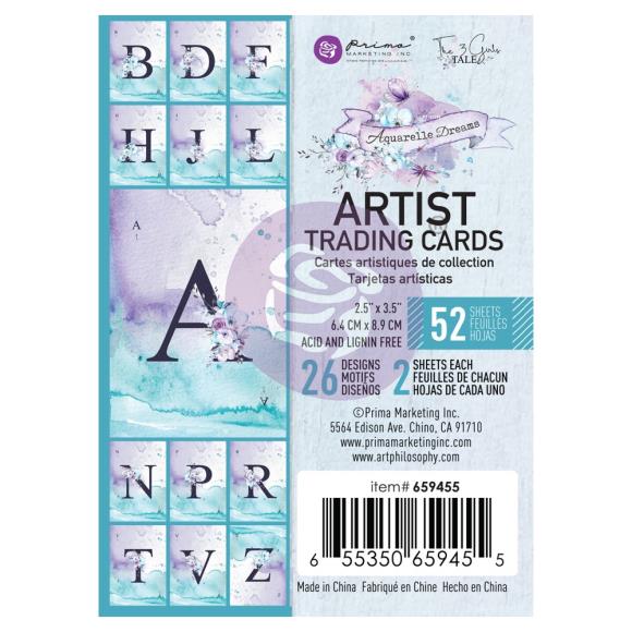 Aquarelle Dreams ATC Cards 2.5"X3.5" 52/Pkg