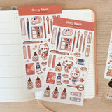 Art Supplies Sticker Sheet