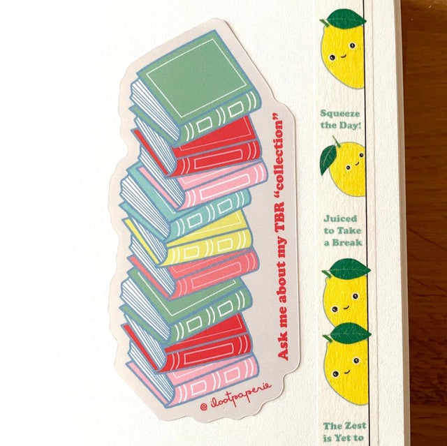 Ask Me About My Tbr "Collection" Sticker