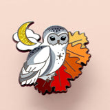 Autumn Owl Enamel Pin – Autumn Fall Collection