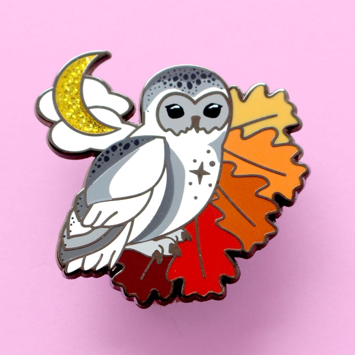 Autumn Owl Enamel Pin – Autumn Fall Collection