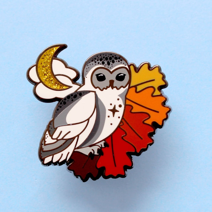 Autumn Owl Enamel Pin – Autumn Fall Collection