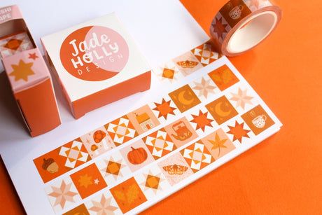 Autumn Patchwork Washi Tape