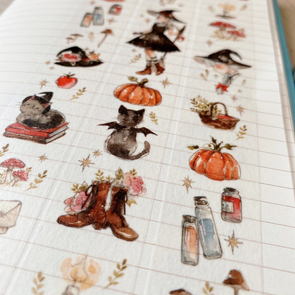 Autumn's Witch Washi Tape