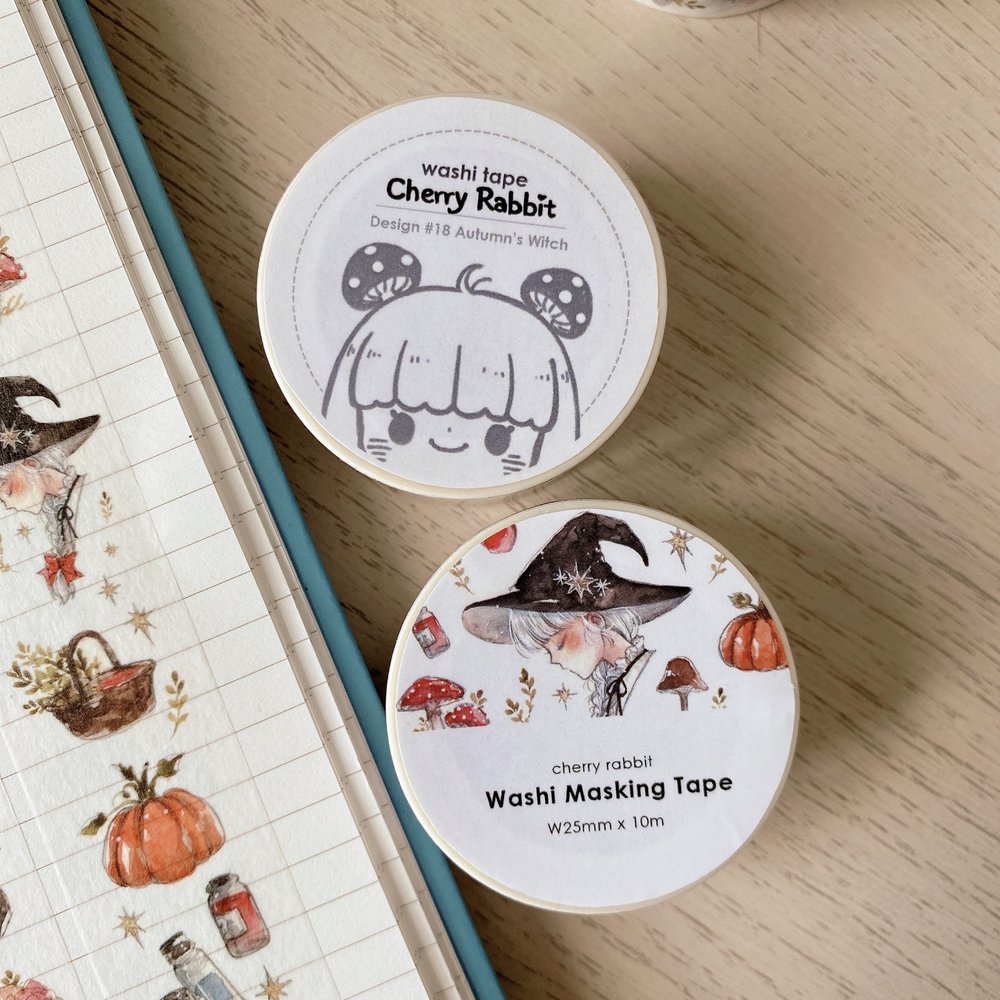 Autumn's Witch Washi Tape