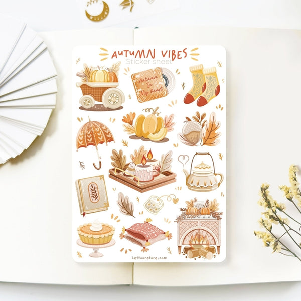 Autumn Vibes Sticker Sheet