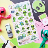 Awesome Aliens Sticker Sheet