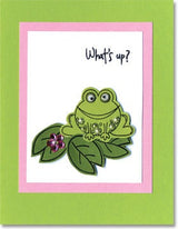 Super Frog Rubber Stamp