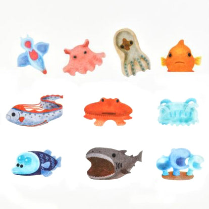 Deep Sea Creatures Washi Roll Sticker Bande