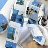 BGM Color City Blue Washi Tape