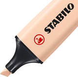 STABILO Highlighter NatureCOLORS - Pack of 4 - Mud Green, Sienna, Umber, Black